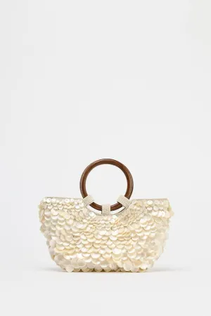 Pearlescent Appliqué Bag