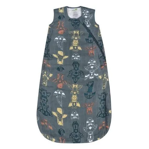 Perlimpinpin Bamboo Muslin Sleep Bag - Totems (1.0 tog)