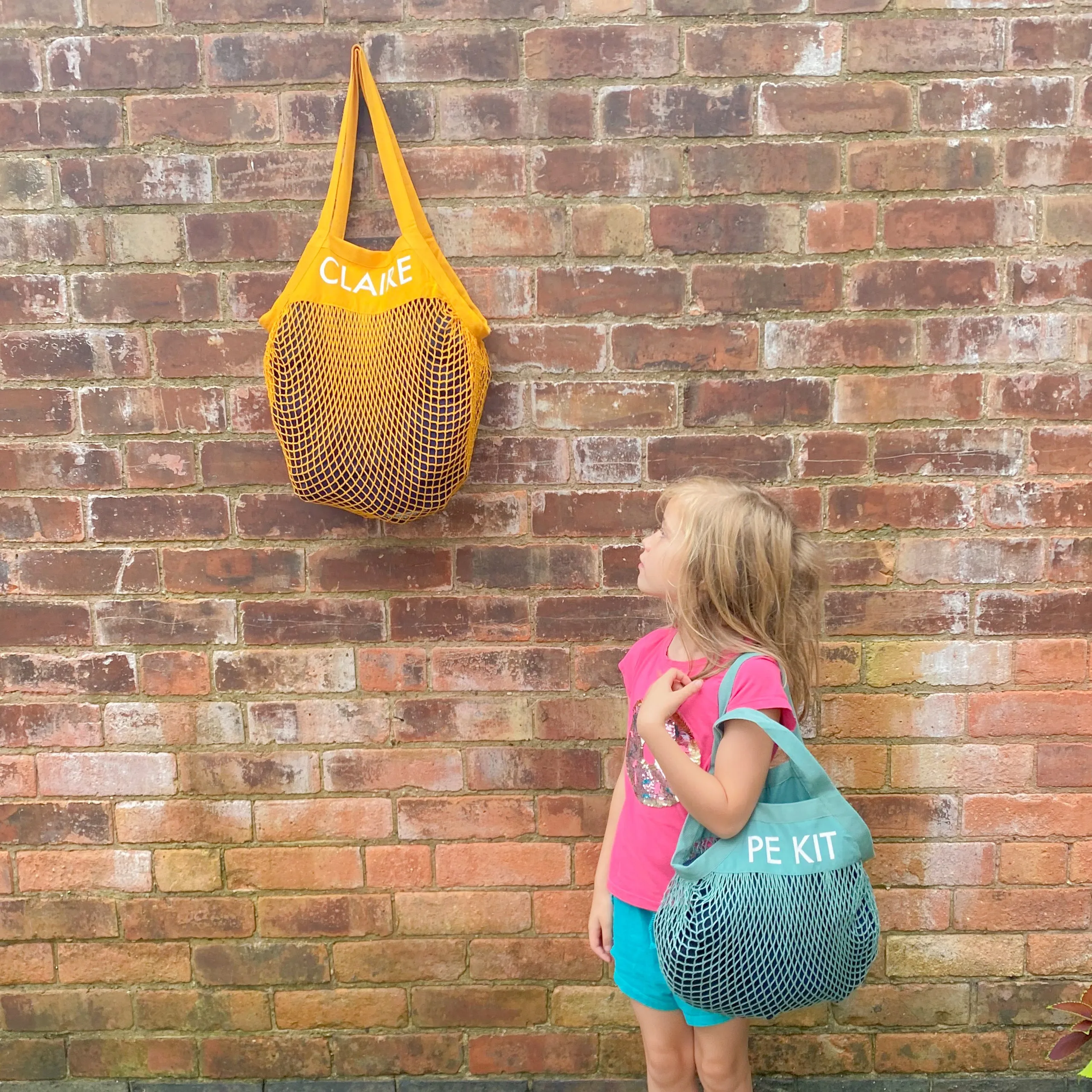 PERSONALISED ORGANIC COTTON MESH BAG