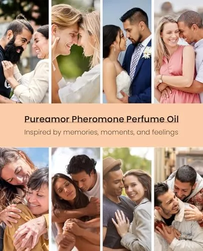 Pheromone Perfume for Women & Men, No.12 Cherry Blossom, Floral and Airy Fragrances Notes,Enhanced Scents,Long Lasting Perfume Oil, Pheromone Cologne for Men&Women, 0.34 oz Travel Size Perfume Spray
