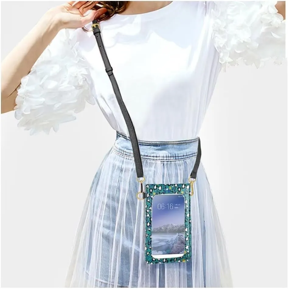 Phone Bag Sling Crossbody Phone Waterproof Bag Purse Cell Phone Wallet Purse Bag Over Shoulder Strap