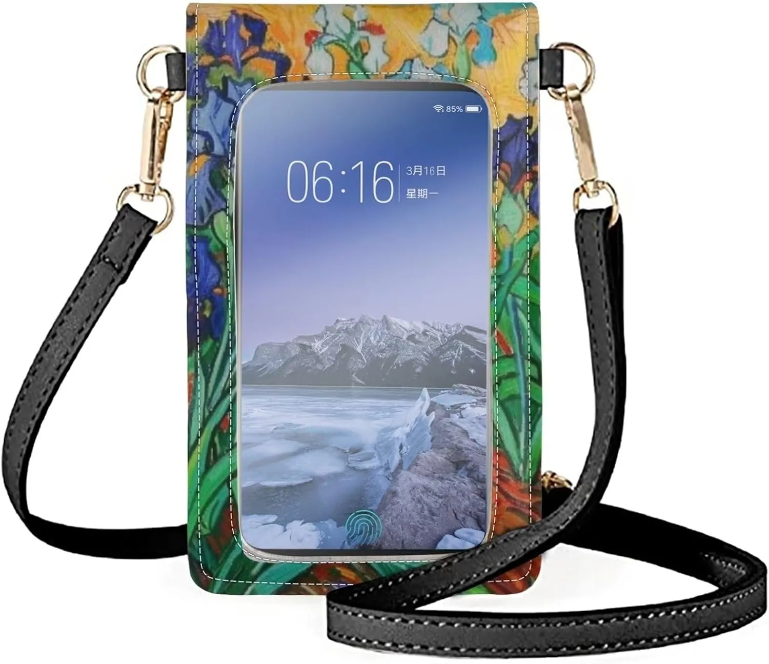 Phone Bag Sling Crossbody Phone Waterproof Bag Purse Cell Phone Wallet Purse Bag Over Shoulder Strap