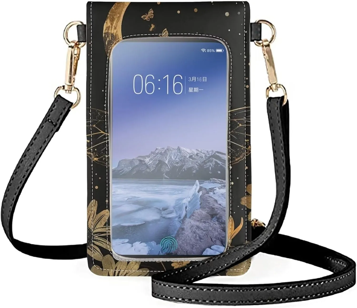 Phone Bag Sling Crossbody Phone Waterproof Bag Purse Cell Phone Wallet Purse Bag Over Shoulder Strap