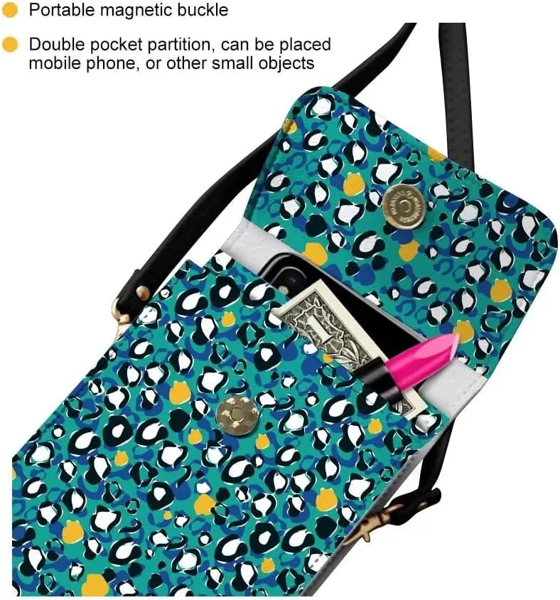 Phone Bag Sling Crossbody Phone Waterproof Bag Purse Cell Phone Wallet Purse Bag Over Shoulder Strap