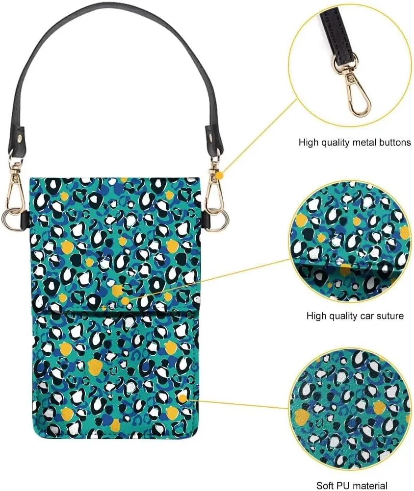 Phone Bag Sling Crossbody Phone Waterproof Bag Purse Cell Phone Wallet Purse Bag Over Shoulder Strap