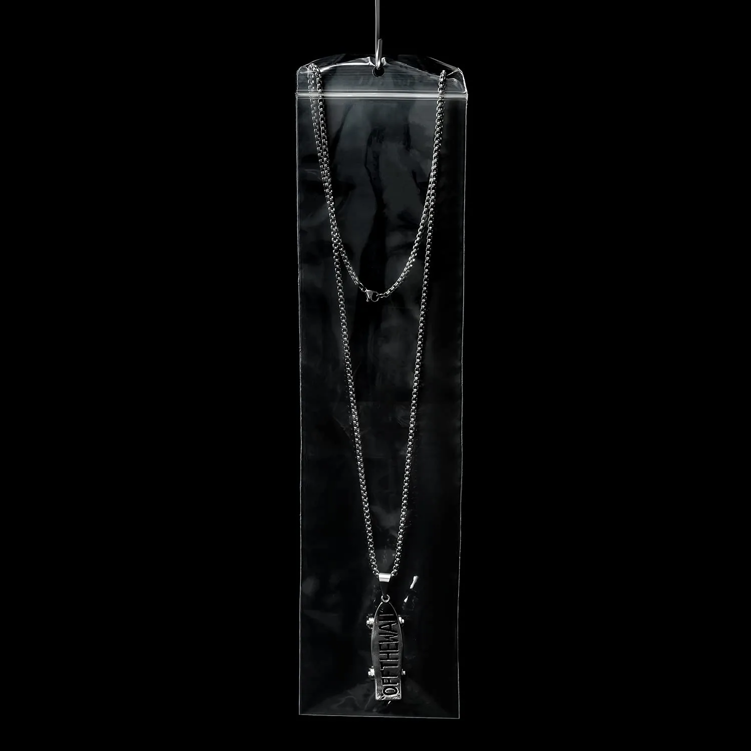 Piokio 3" x 12" Clear Zipper Reclosable Plastic Bags, Necklace Bags with Hang Hole, 2 Mil (Pack of 400) for Packaging & Shipping Incense, Necklaces & Jewelry