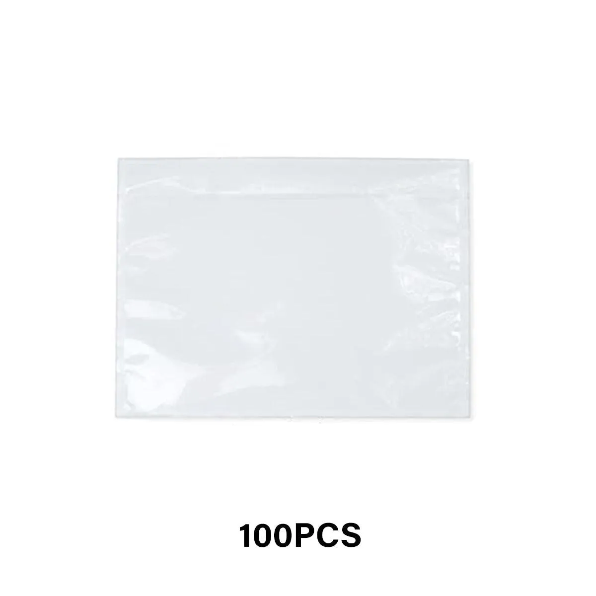 Plastic Bags 100PCS Transparent Zip Lock Clear Resealable Storage Packaging