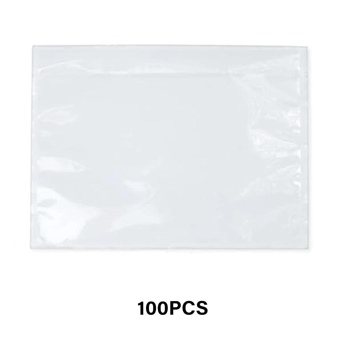 Plastic Bags 100PCS Transparent Zip Lock Clear Resealable Storage Packaging