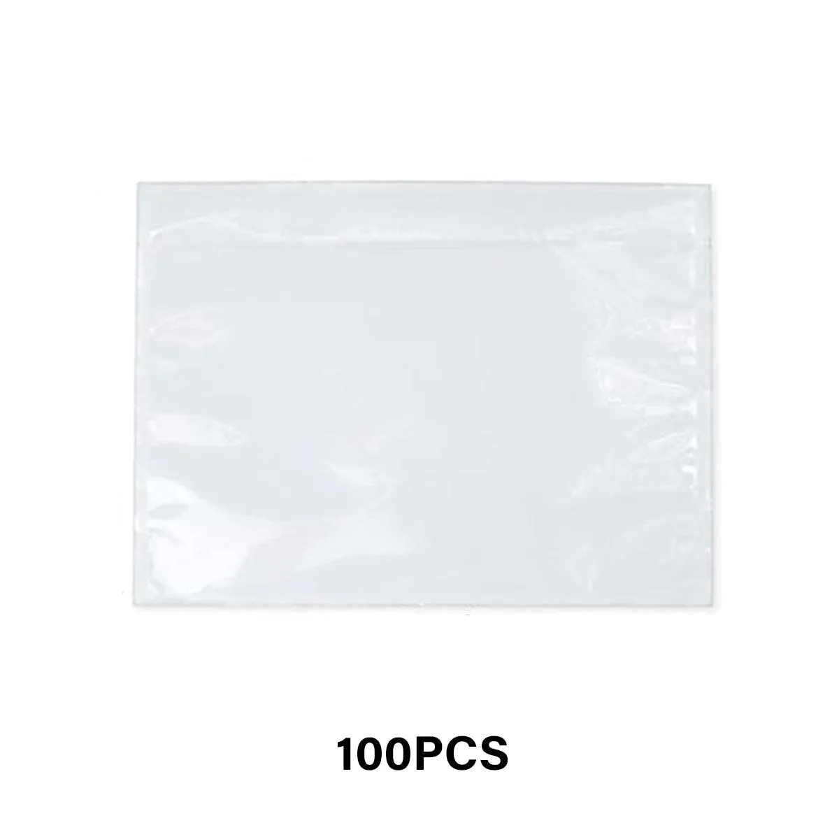 Plastic Bags 100PCS Transparent Zip Lock Clear Resealable Storage Packaging