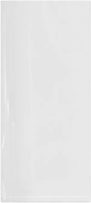 Plymor 8" x 18" (Pack of 200), 2 Mil Flat Open Clear Plastic Poly Bags