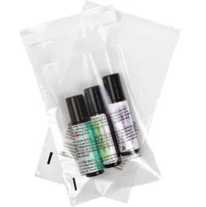 Poly Bags 4x6" - Resealable Poly Bags 4x6 with Suffocation Warning - 200 Pack - Clear Poly Bags - 4x6 Poly Bags - Small Poly Bags - Retail Supply Co