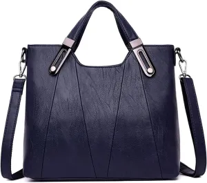 PORRASSO Fashion Shoulder Bag Women Handbag Ladies Crossbody Bag PU Leather Waterproof Satchel