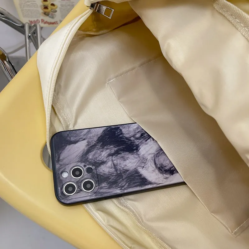 Portable Soft Uniform Cute Bow Transparent Crossbody Bags