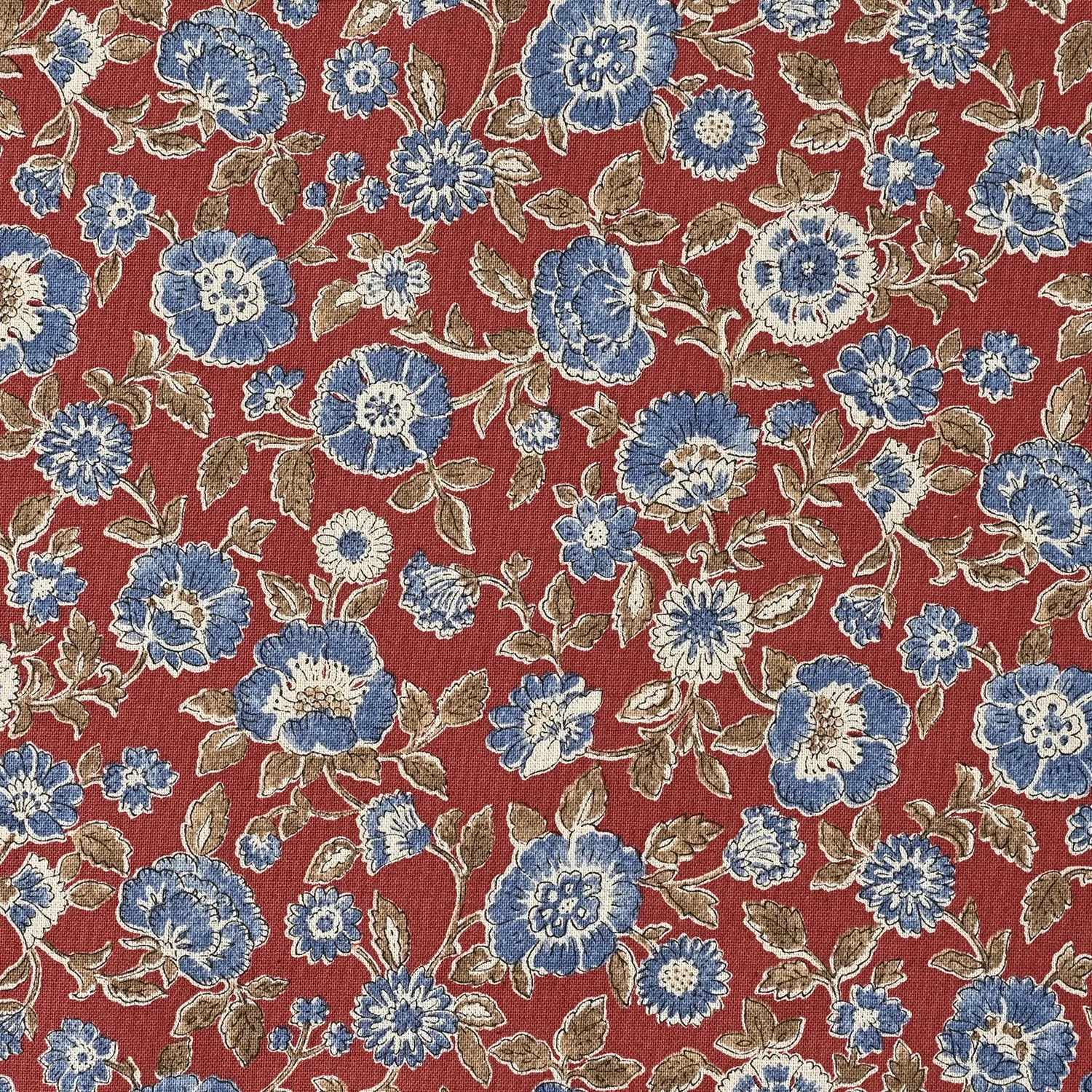 Posy Flowers Cotton Linen Sheeting YGA-79060-2
