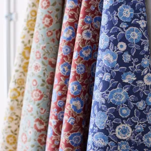 Posy Flowers Cotton Linen Sheeting YGA-79060-2