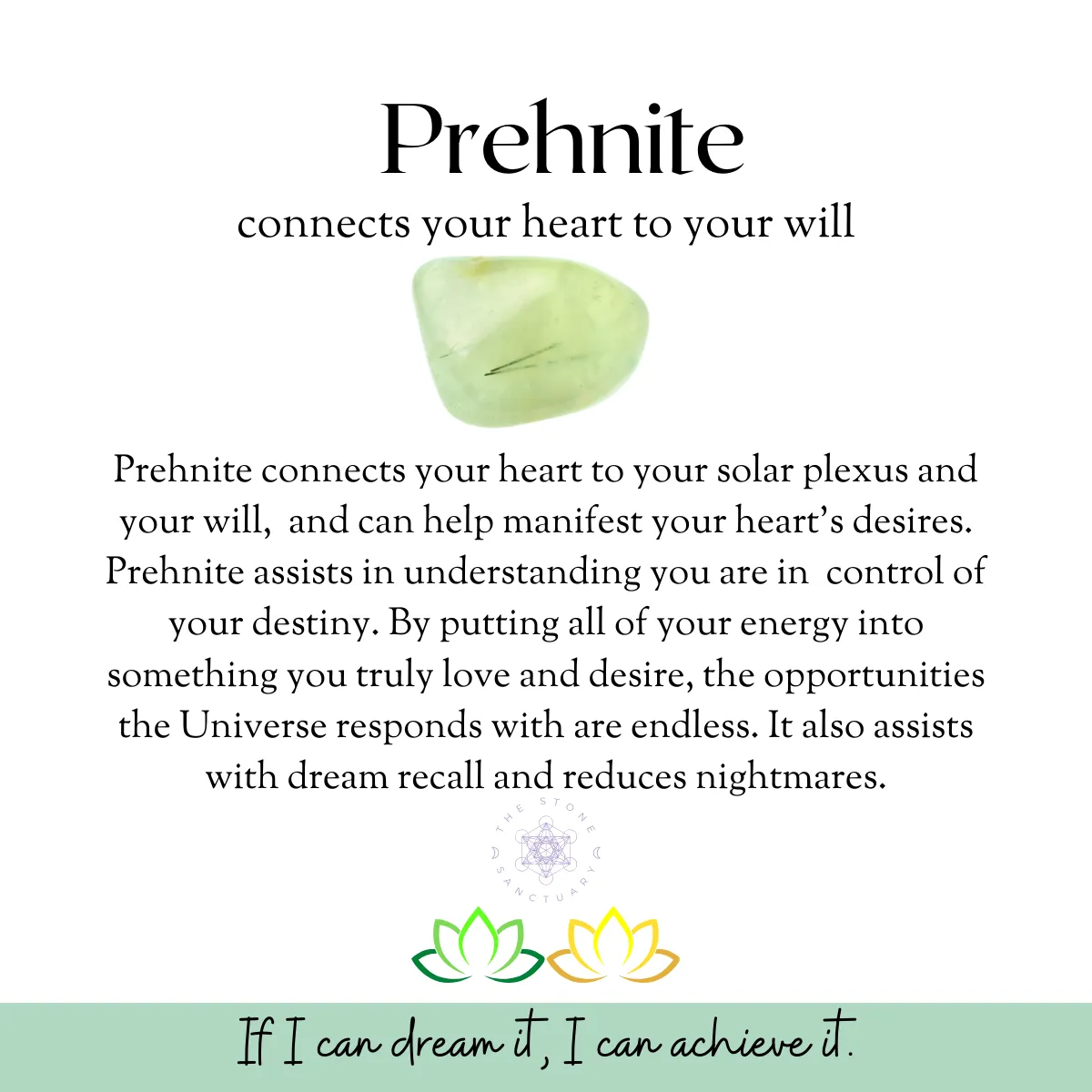 Prehnite Crystal Chips