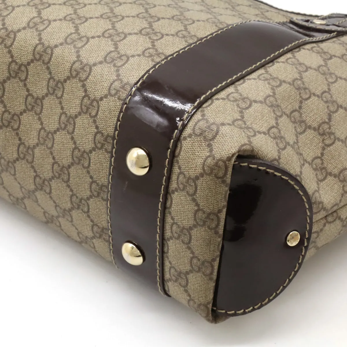 PVC/Enamel 203521 Innovative Refined Leather GG Gucci Bag Tote Ribbon Supreme