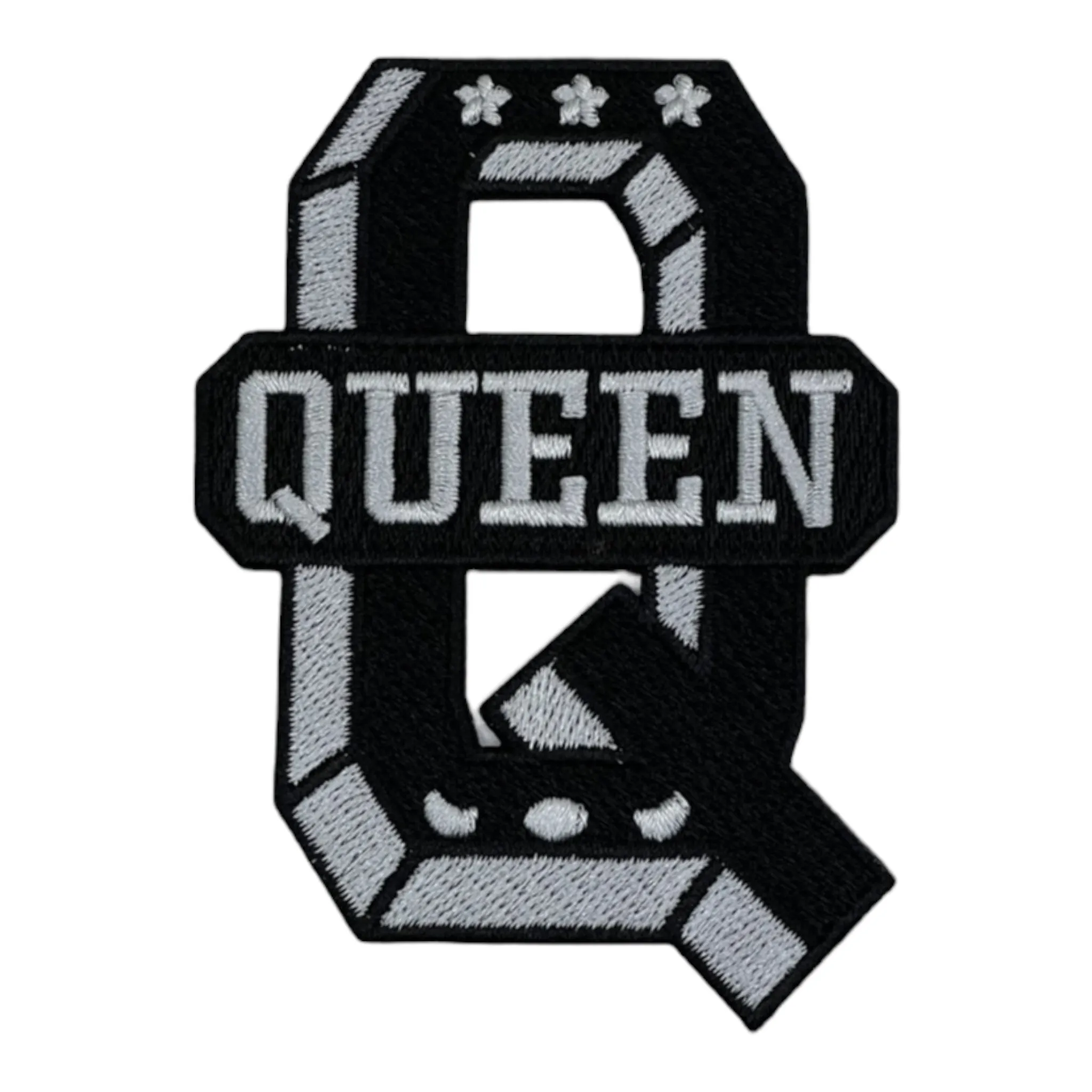 Queen Patch Embroidered Iron-On for Clothing and Bags