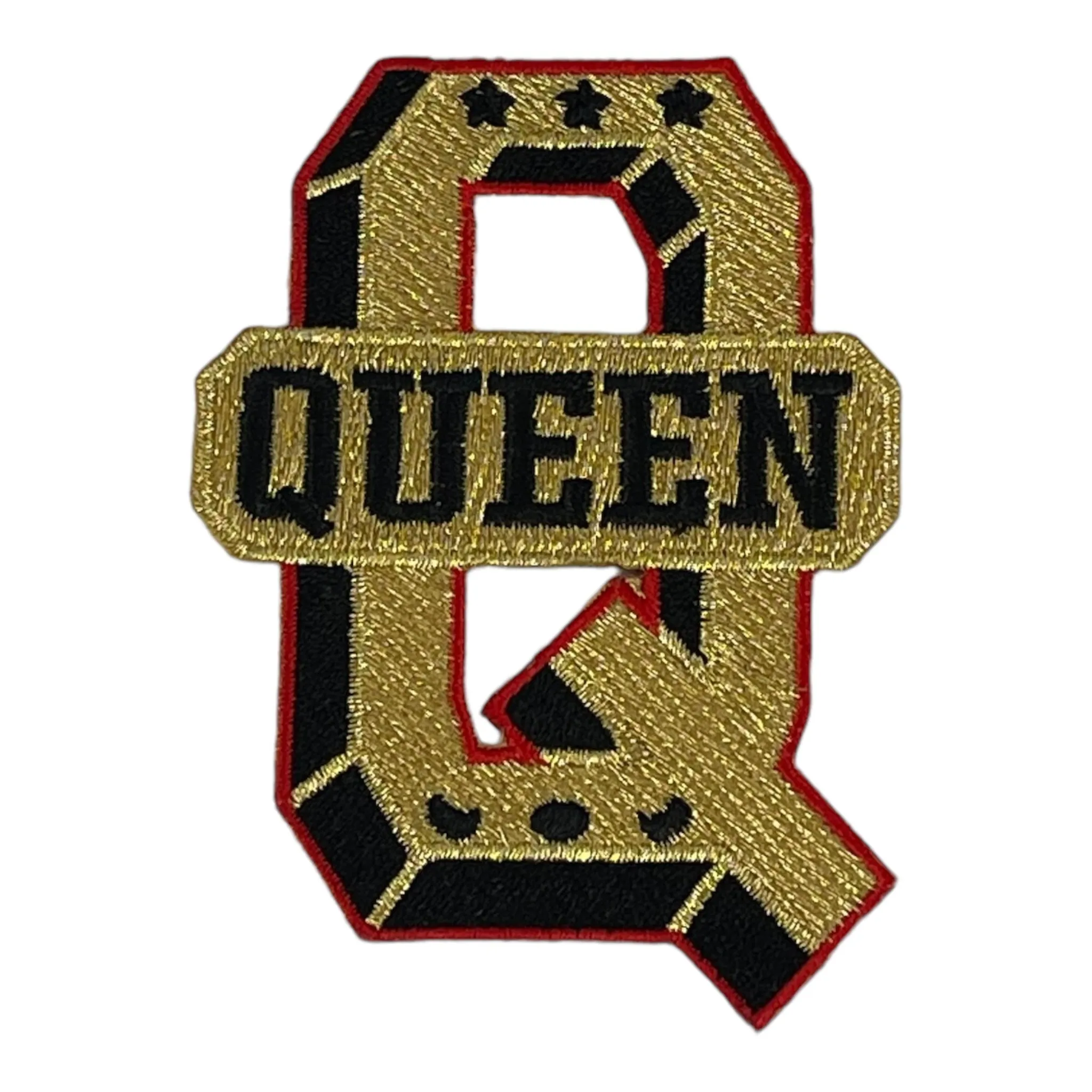 Queen Patch Embroidered Iron-On for Clothing and Bags