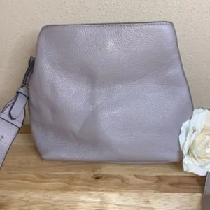 Radley London Dukes Place Medium Smooth Leather Compartment Crossbody-Purple