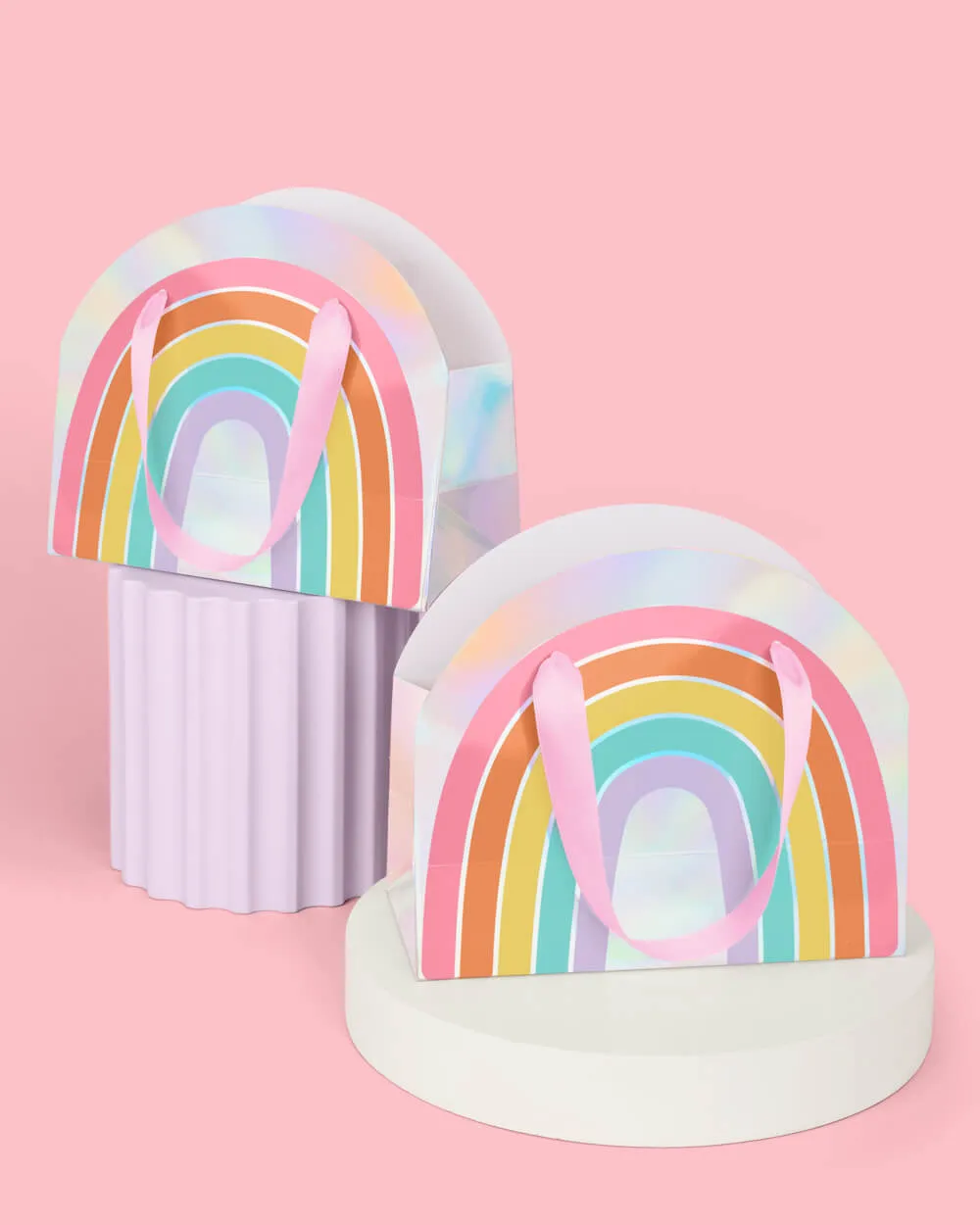 Rainbow Gift Bags, Pack of 10