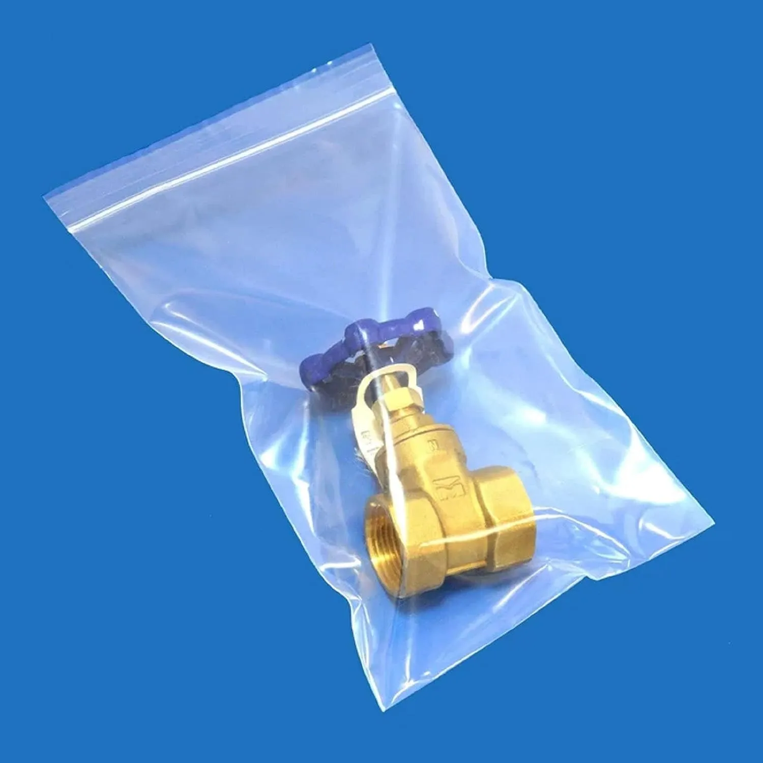 Reclosable Zip Poly Bags, 2Mil 20" X 24" & 100 Bags | LDPE Material, Clear Plastic with Resealable Lock Seal Zipper | Resealable Zip Top Lock For Travel, Storage, Packaging & Shipping