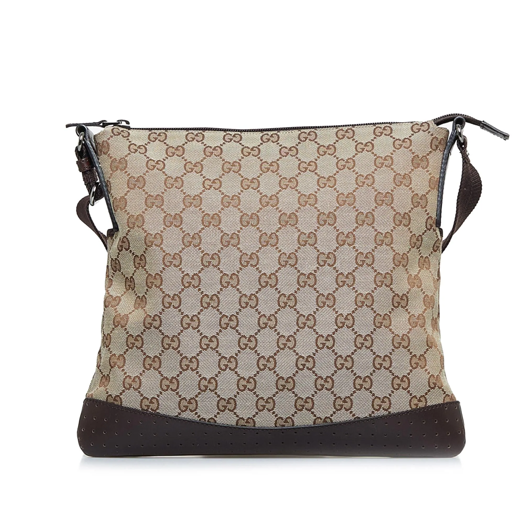 Refined High-capacity (SHG-87k0HK) GG Crossbody Canvas Gucci