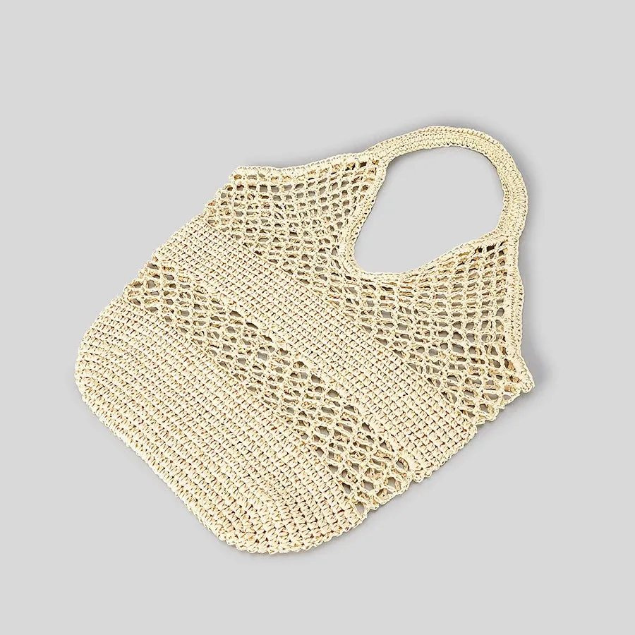 Rica - Casual Hollow Straw Shoulder Bag