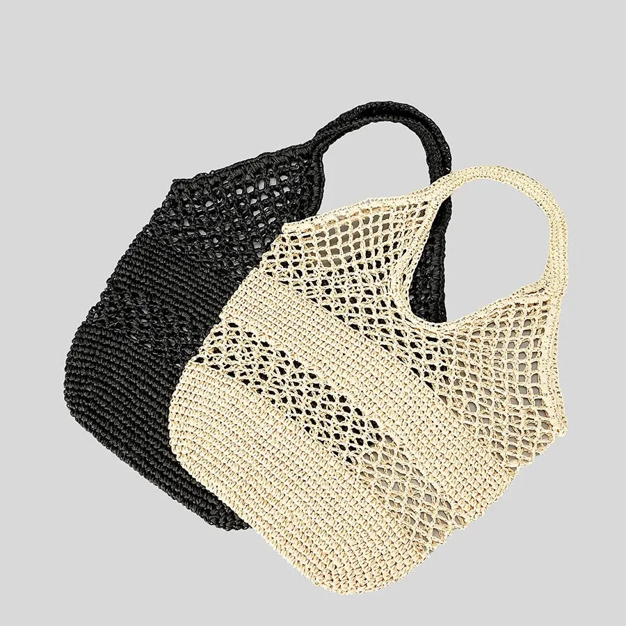Rica - Casual Hollow Straw Shoulder Bag