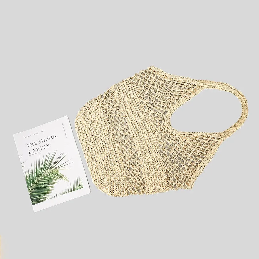Rica - Casual Hollow Straw Shoulder Bag