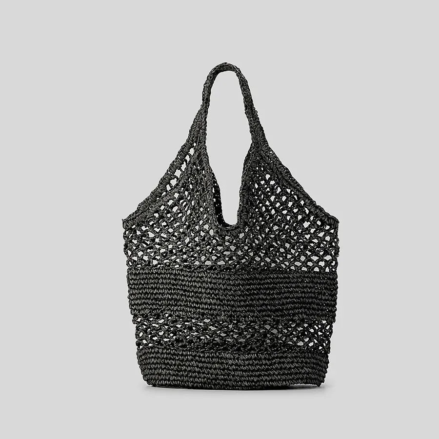 Rica - Casual Hollow Straw Shoulder Bag