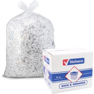 RiteSource - 26" x 36" Regular Clear Garbage Bags, 250/Cs - L2636RC