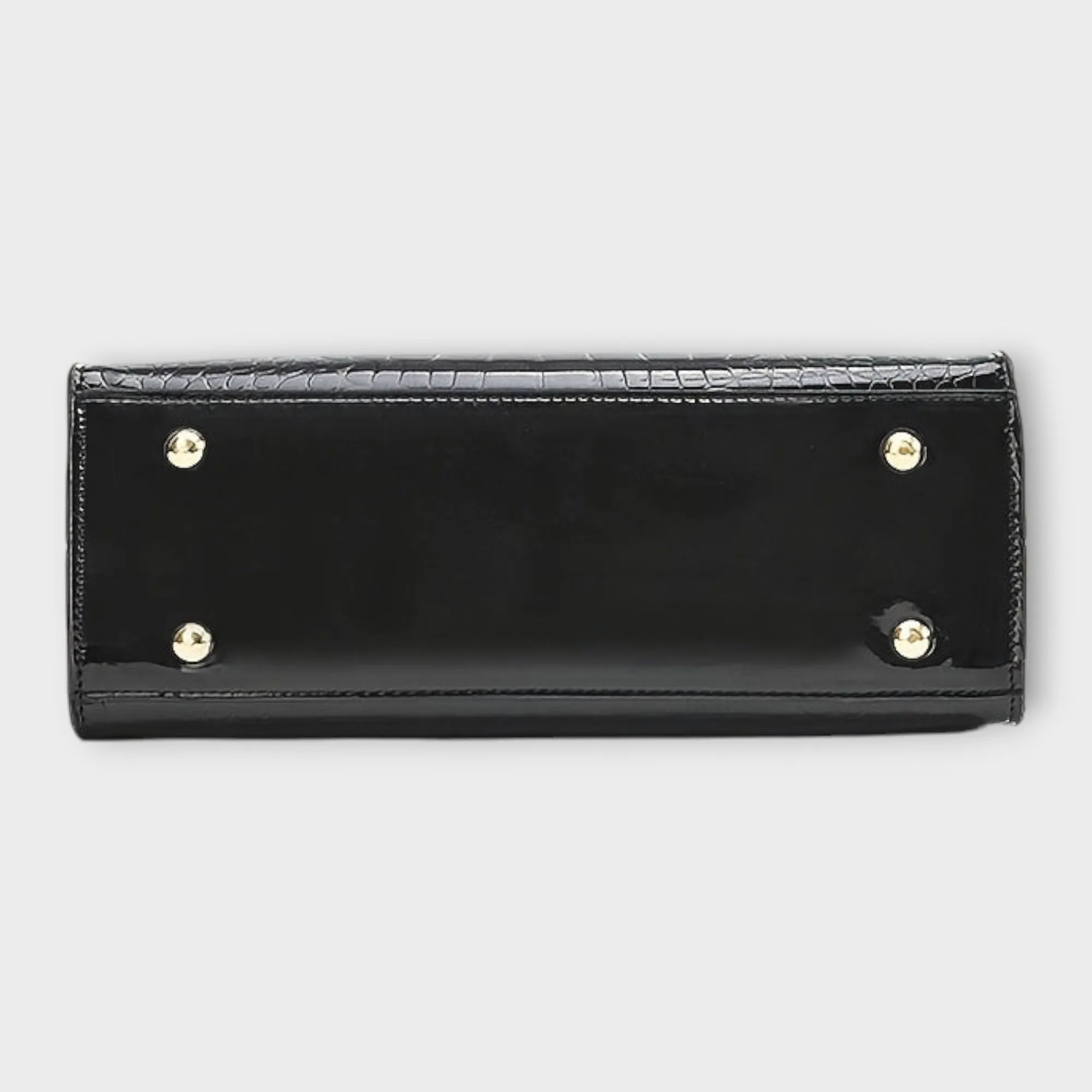 Riviera - Glossy Croc Tote