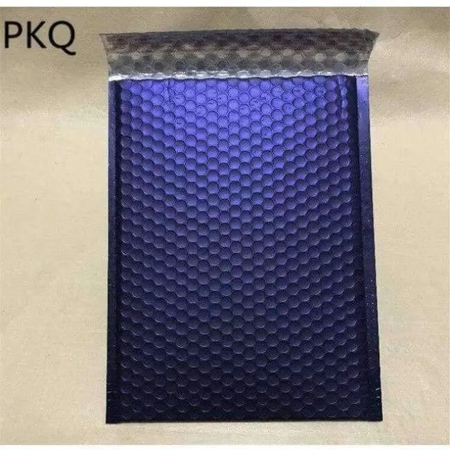 Rynx | 50 pieces/package Dark blue foil envelopes bags shipping bags Padded shipping envelopes with bubble wrap shipping bag business equipment