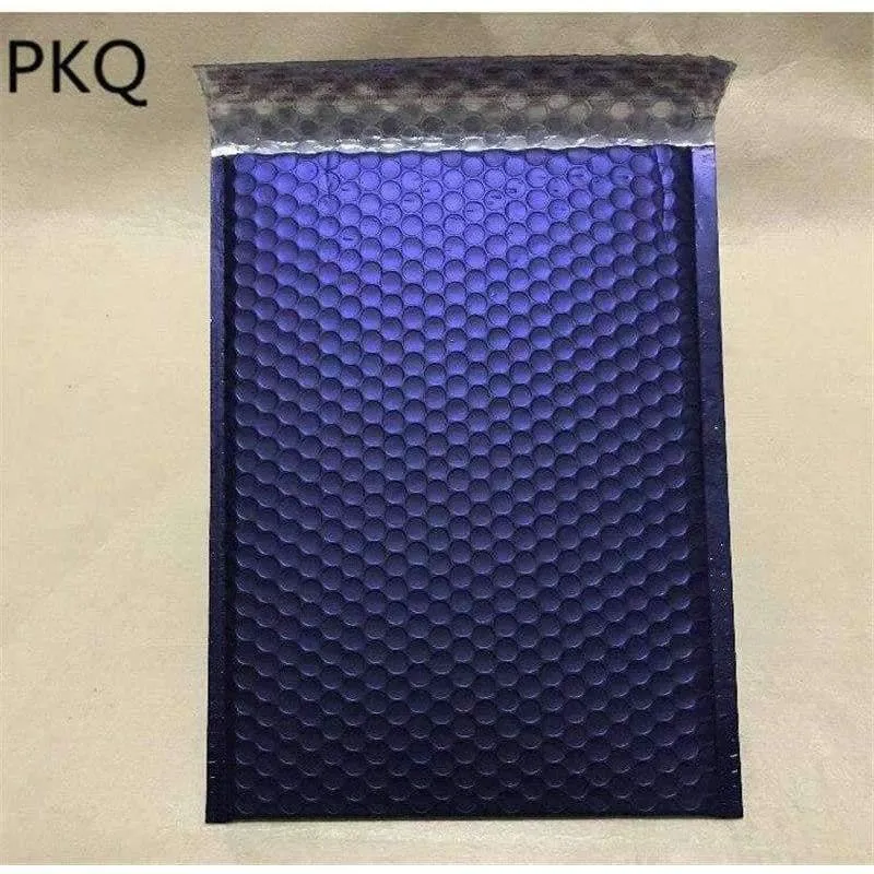 Rynx | 50 pieces/package Dark blue foil envelopes bags shipping bags Padded shipping envelopes with bubble wrap shipping bag business equipment
