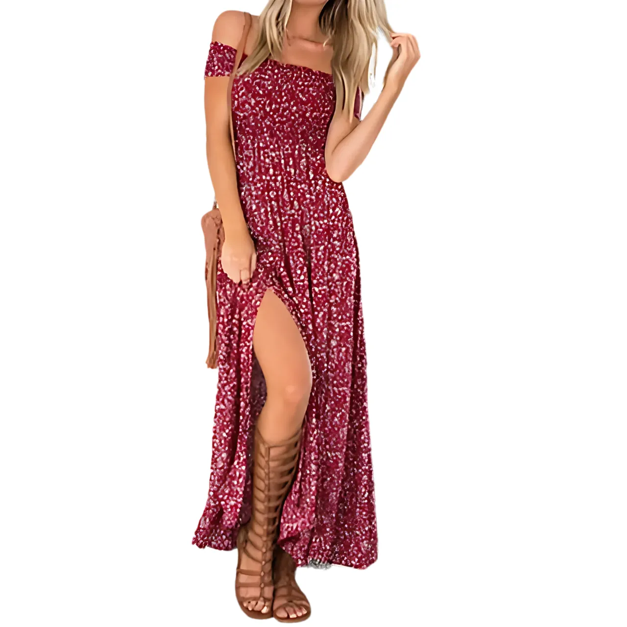 Sexy Strapless Beach Summer Dress