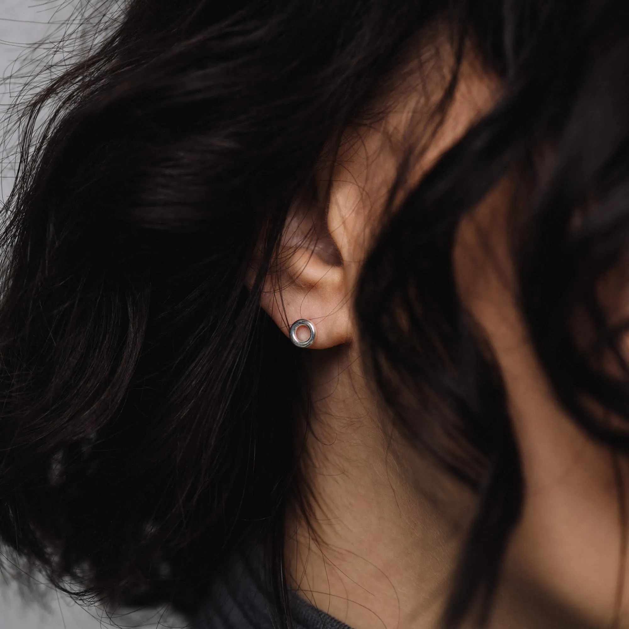 Shiny Circle Stud
