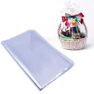 Shrink Wrap Bags - Mlooog 100pcs Clear Heat Shrink Wrap Professional Protection Against Aging and Dust - PVC Shrink Wrap Bags 12x18 Inches