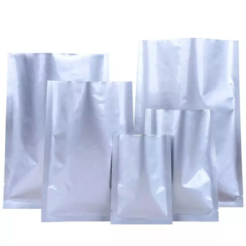 Silver Aluminium Mylar Foil Storage Bags-100pc