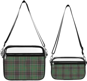 Sinclair Clan Hunting Tartan Variant Plaid Transparent Cross Bag Two-piece Set