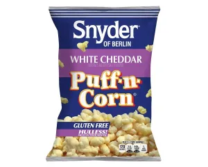 Snyders Puff N Corn White Cheddar 3-6 oz. Bags