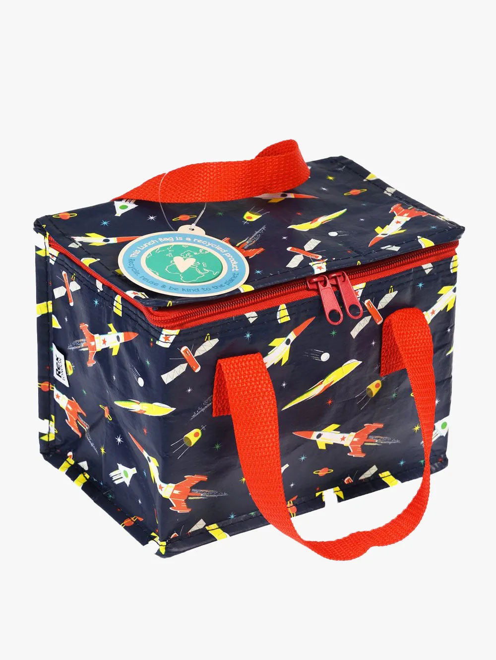 Space Age Rocket Lunch Bag
