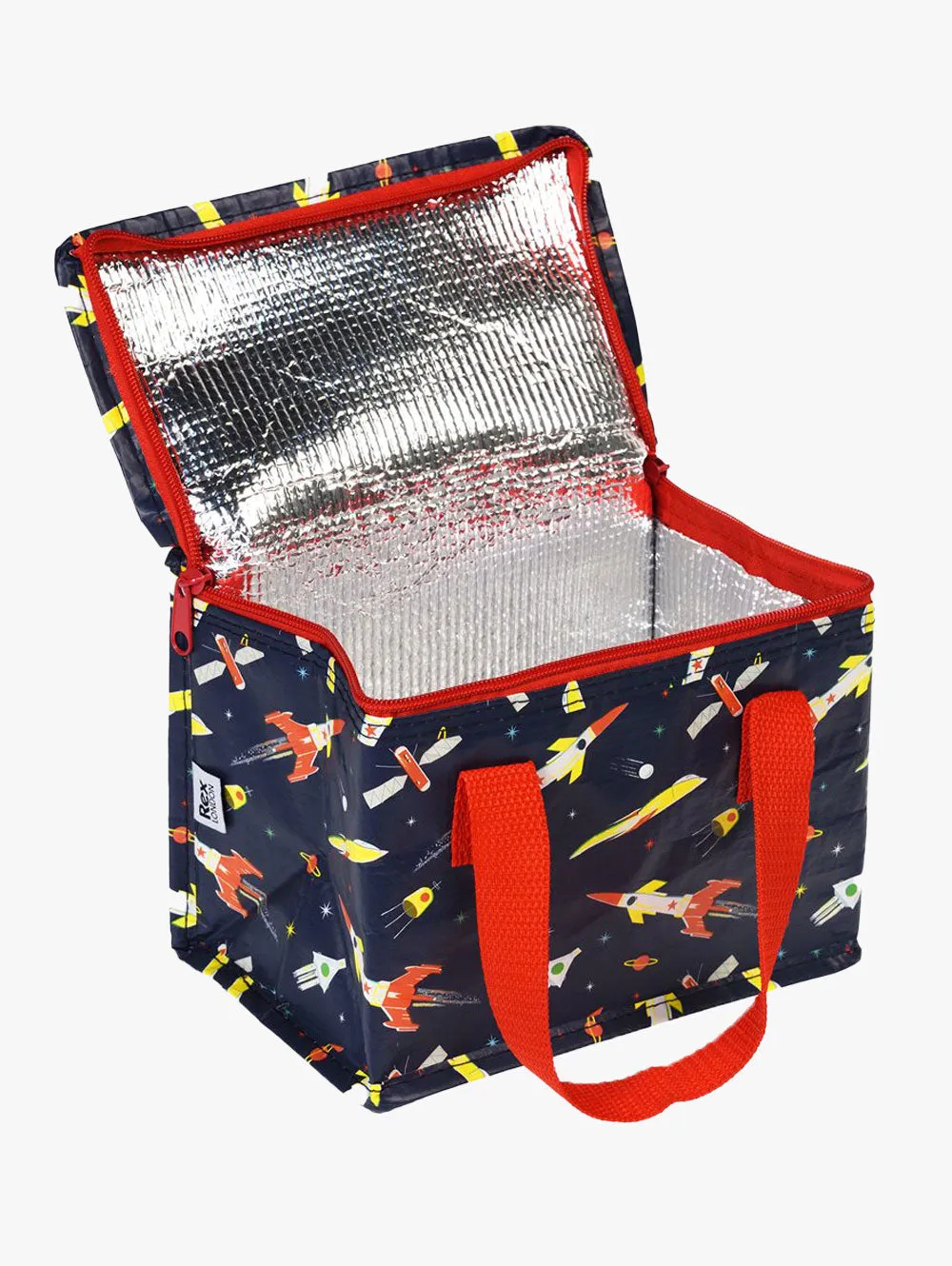 Space Age Rocket Lunch Bag