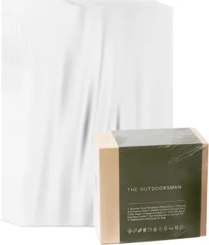 Spartan Industrial - 14" X 20" Large Shrink Wrap Bags - Pack of 500 Shrink Wrap for Baskets, Handmade Goods, Bottles, and More