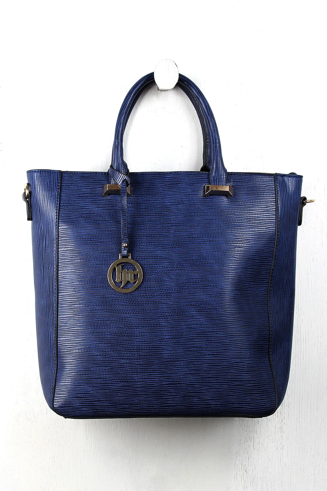 Specialized options Vegan Striated Bag Smart Leather Tote