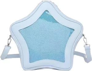 Star shaped ita backpack pin bag pin display Crossbody Bag cute handbag for Y2K Aesthetic