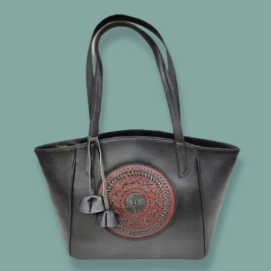 Starco Genuine Leather Women's Tote Bag -7