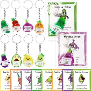Sureio CNA Week Gift Emotional Support Pickle Keychain End of School Year Grad Gift for Student Employee Teacher Appreciation