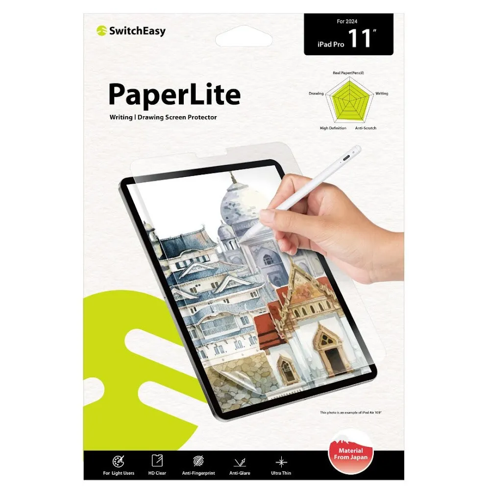 SwitchEasy PaperLike for 2024 iPad Pro 11" - Transparent