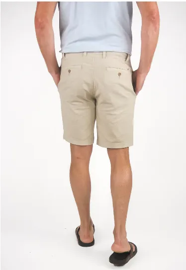 Tailor Vintage Stretch Linen Cotton Walking Short